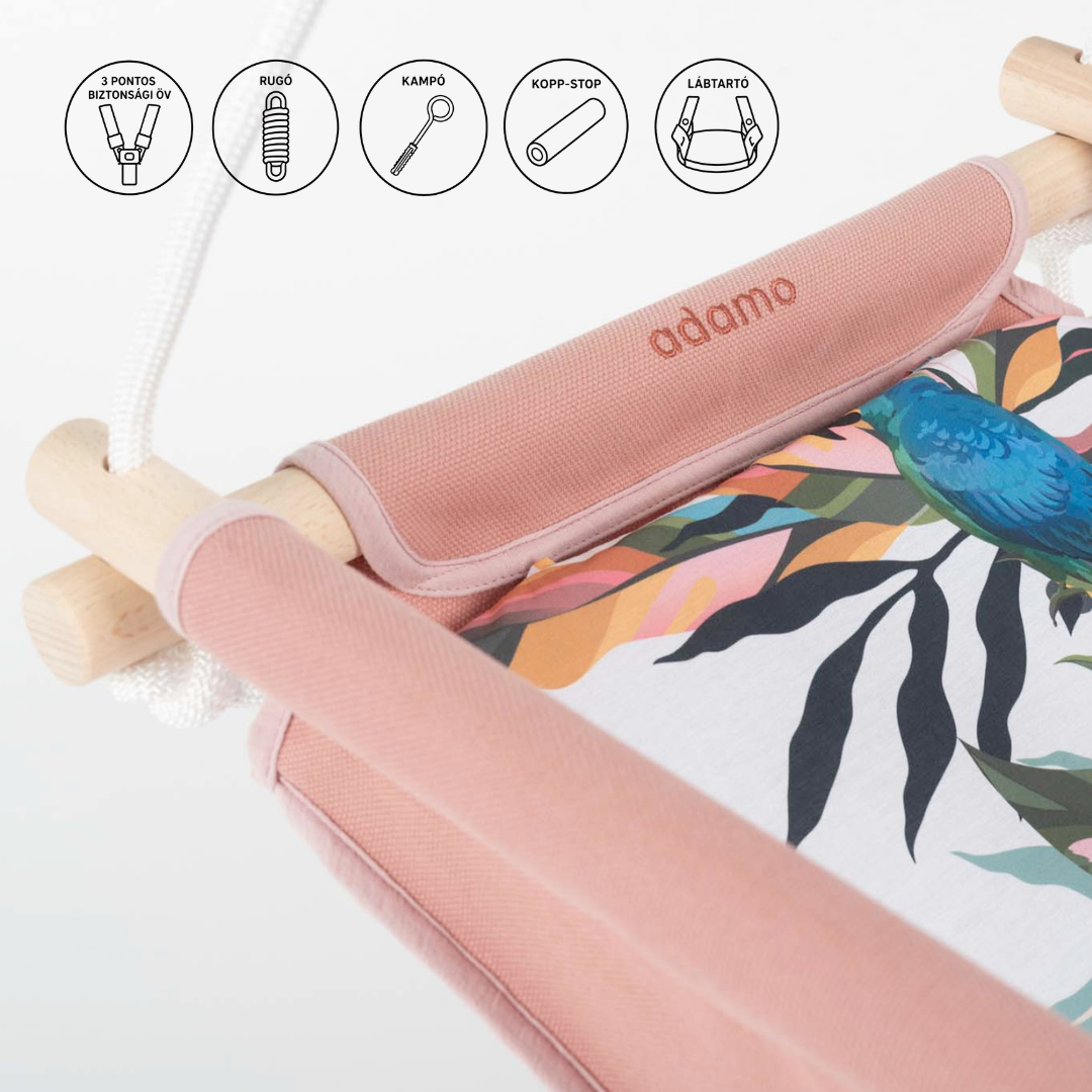 Baby Hammock Pink Espresso Set with Foam