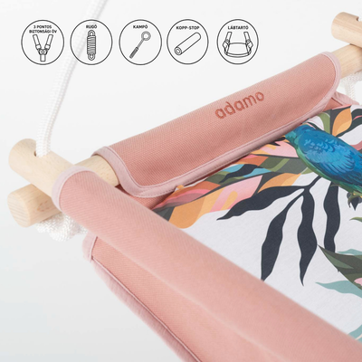 Baby Hammock Pink Espresso Set with Foam