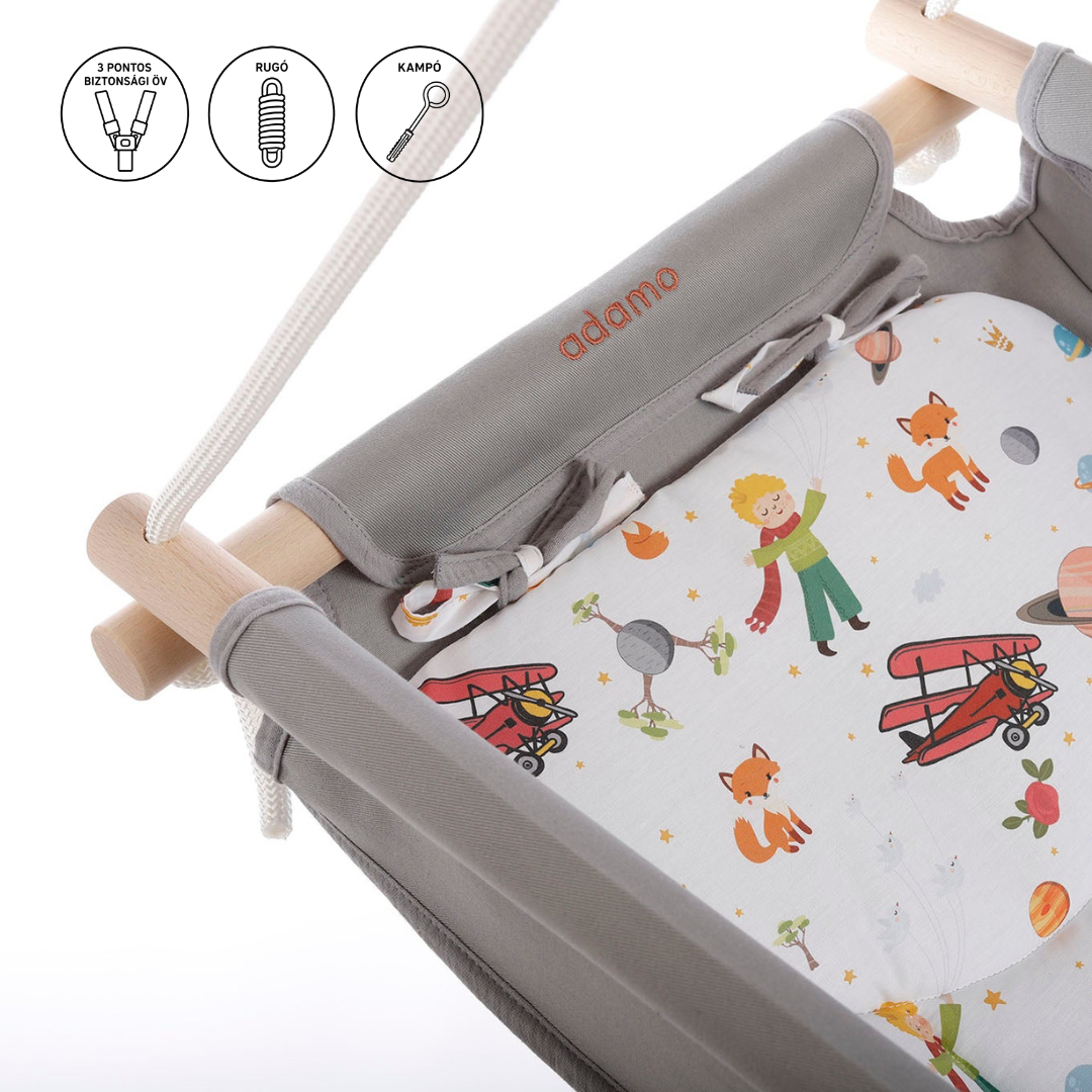 Baby Hammock Grey Travel Espresso Set