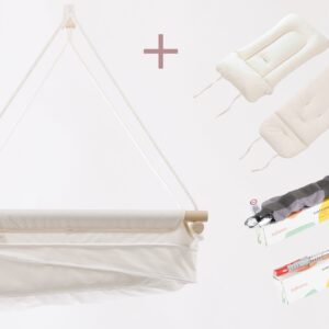 Adamo Prémium Babahinta Natúr - Újszülött párnával + matraccal